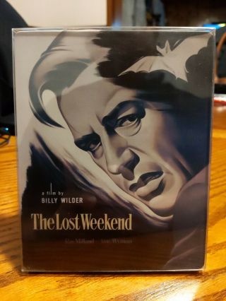 The Lost Weekend Blu - Ray - Steelbook - Eureka / Masters Of Cinema - Very Rare
