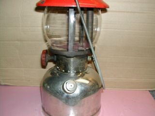 VINTAGE COLEMAN 200 MADE IN USA DATED 51 RARE RED NICKEL MODEL 2