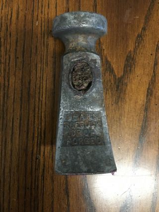 Vintage Sears Roebuck Drop Forged Cobblers Hammer Head 12oz Shoemakers Tool Rare