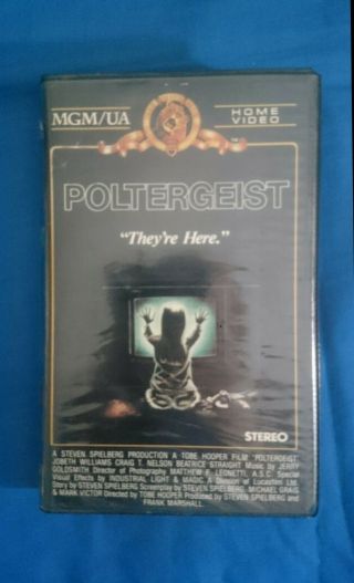 Poltergeist - Mgm/ua Home Video - Rare - 1982