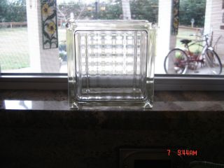 Rare - Vintage - Reclaimed Architectural Glass Block - 6 x 6 x 4 - 3
