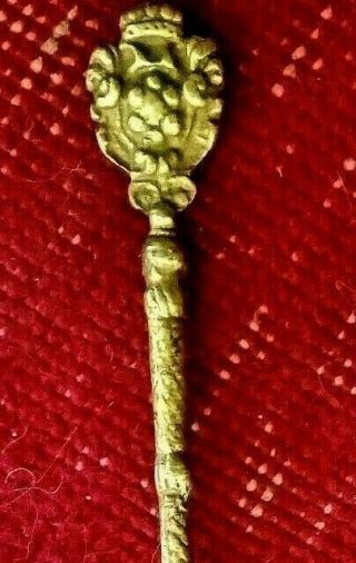 Antique Brass Candle Snuffer Extinguisher Very Old - C 1800 Fine Details