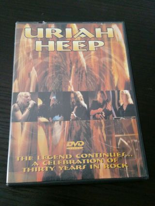Uriah Heep - 30 Years In Rock (dvd,  2001) Rare Out Of Print,  Live Concert