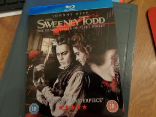 Johnny Depp Sweeney Todd 2007 Musical Classic Rare Uk Blu - Ray Steelbook