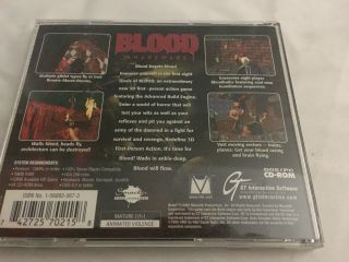 Blood - Shareware - Spill Some (DOS & PC,  1997) COMPLETE JEWEL CASE RARE 3