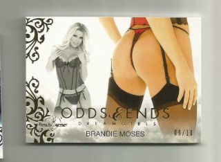 Brandie Moses 2017 Bench Warmer Odds & Ends Gold 9/10 Rare Sp