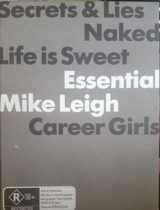 Essential Mike Leigh Deleted Rare 4 Film Dvd Box Set Naked Life Is Sweet,