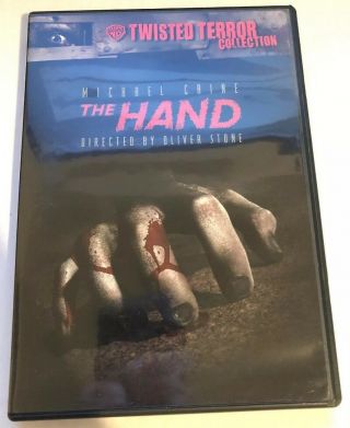 The Hand (dvd,  2007) Rare Horror Michael Caine Oliver Stone Region 1 1981,  Vg