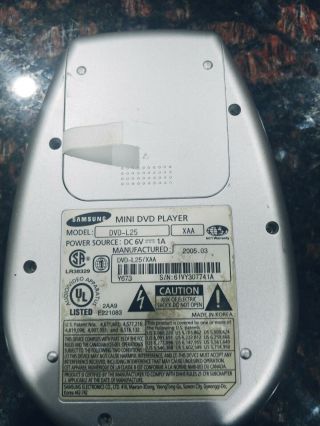 Samsung Jr Mini dvd Player L25 with Looney tunes dvd.  RARE HTF 2