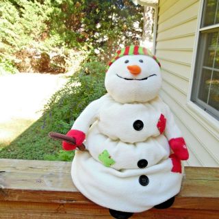 Snowman Plush Melting Animated/sings/ Moves His Mouth,  By Kids Of America Rare