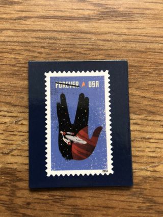 Usps Star Trek Forever Stamp Magnet Rare (2016)