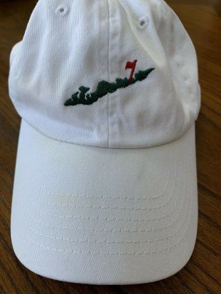 Fishers Island Club Imperial Golf White Hat Cap Rare Logo 2