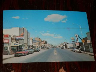Craig Co - Rare Old Postcard - U.  S.  Hwy.  40 Through Craig - Street View