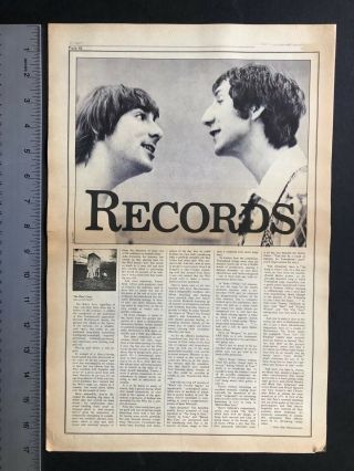 The Who’s Next Rare 1971 11x17” Rolling Stone Album Review Clipping