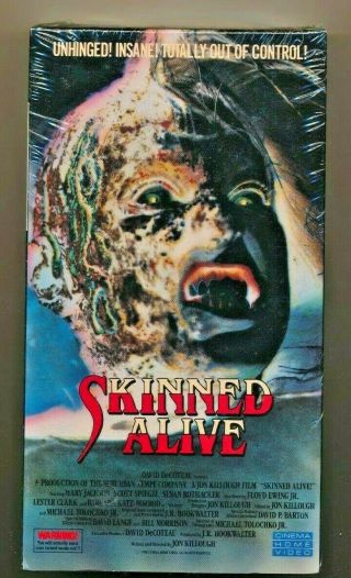 Skinned Alive Rare Vhs 1990 Horror Cult Thriller Still