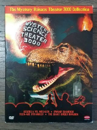 Mystery Science Theater 3000 - Volume 10 (dvd,  2006) Mst3k - Godzilla Ultra Rare