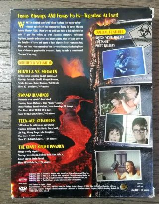 Mystery Science Theater 3000 - Volume 10 (DVD,  2006) MST3K - Godzilla Ultra Rare 2