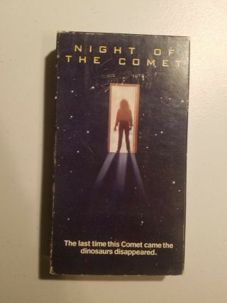 Rare Oop Night Of The Comet Vhs Film 1984 Horror Sci Fi Geoffrey Lewis Dick Rude