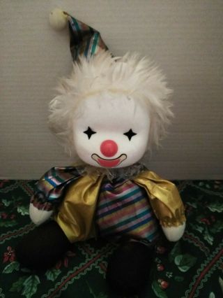 Vintage 1988 Musical Wind Up Poter Doll Moving Head Clown 3