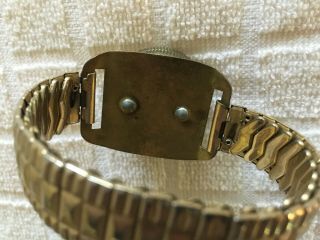 RARE VINTAGE GERMANY BRASS COMPASS WITH EXPANDABLE WRIST BAND 3