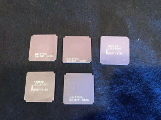 Intel R80186,  AMD R80186,  80186,  VINTAGE COLLECTIBLE CPU NOT SCRAP RARE CHIPS 2