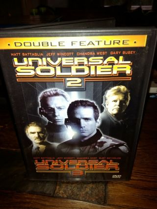 Universal Soldier 2 & 3 Rare Double Feature Dvd Burt Reynolds Jeff Wincott