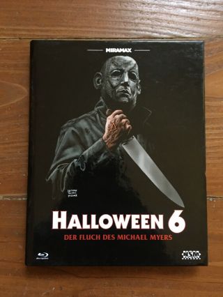 Halloween 6: The Curse Of Michael Myers (blu - Ray) Nsm Media 127/333 Rare Oop