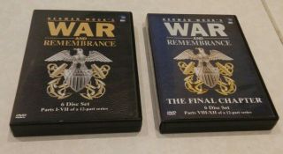 War And Remembrance Complete Set - Boxed Set (dvd,  2004,  12 - Disc Set) Rare Oop