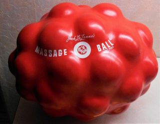 Vintage Jack LaLanne Massage O Ball w Box Books Pump RARE 2