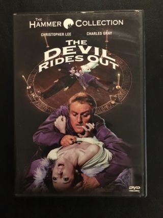Rare Oop The Devil Rides Out (anchor Bay Dvd 2000) Christopher Lee Hammer