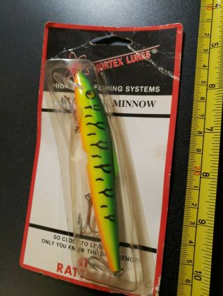 Vortex Electronic Fishing Lure Ultimate Minnow Chartreuse 2