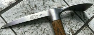 Fine Rare Wood Ice Axe P.  Schild Kandersteg 1943 Year Swiss 42 Inch