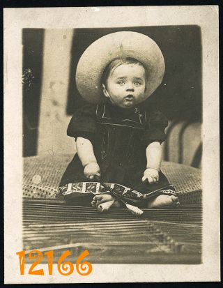Orig.  Vintage Photograph,  Sweet Girl W Dulcimer,  Rare,  Music,  Instrument 1910’s