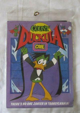 Spearhead Ind Count Duckula Toy Cape In Bag 1989 Rare