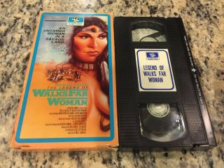 The Legend Of Walks Far Woman Rare Oop Vhs Not On U.  S Dvd 1982 Raquel Welch Htf