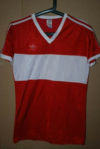 Adidas Vintage Rare1985 Football Shirt Soccer Jersey Size M