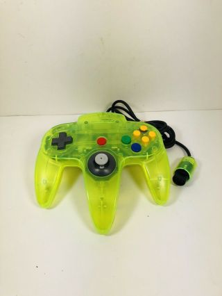 Rare N64 Funtastic Neon Green Controller Tight Stick