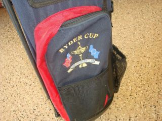 Vintage Rare RYDER CUP THE COUNTRY CLUB golf bag by Datrek 7 - way (navy/red) 2