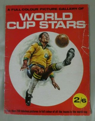 Rare 1966 World Cup Stars Book,  All Teams.  World Distributors Manchester