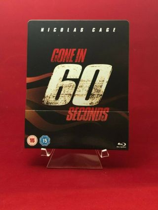 Gone In 60 Seconds Steelbook Zavi Uk Edition - Rare Bluray