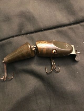 Vintage Ccb Creek Chub Bait Co.  Pikie Fishing Lure In Cond Smaller