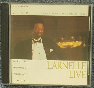 Larnelle Harris Brooklyn Tabernacle Live 1990 Cd Oop Rare Benson Cd02696