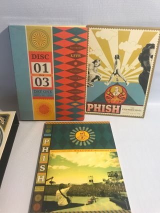 Phish - The Clifford Ball (DVD,  2009,  7 - Disc Set) Complete Rhino rare box 3