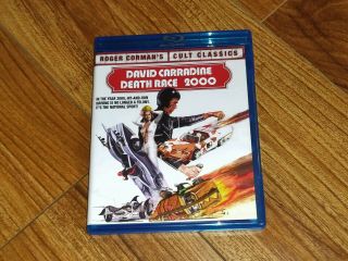 Death Race 2000 Blu - Ray - Roger Corman,  David Carradine Oop Rare Shout Factory