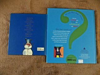 Blue Dog Christmas George Rodrigue (2000,  Hardcover) Signed RARE with BONUS Book 2