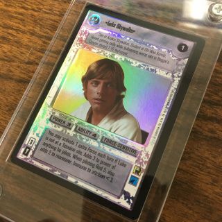 Star Wars Ccg Reflections 1 I Luke Skywalker Ultra Rare Foil Card