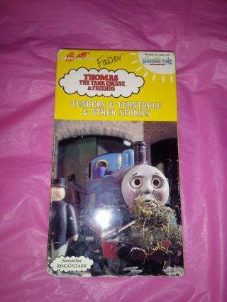 Thomas & Friends: Tenders & Turntables & Other Stories (vhs) Tank Engine.  Rare