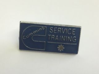 Cummins Diesel Service Training Lapel Pin Badge Rare 