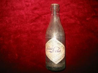 Antique Straight - Sided Coca - Cola Bottle Sumter Sc