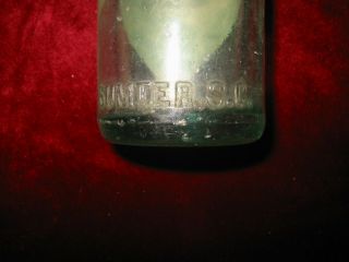 Antique Straight - Sided Coca - Cola Bottle Sumter SC 2